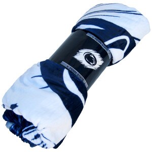 plush pet blanket with Penn State, Paw Prints, and Athletic Logo